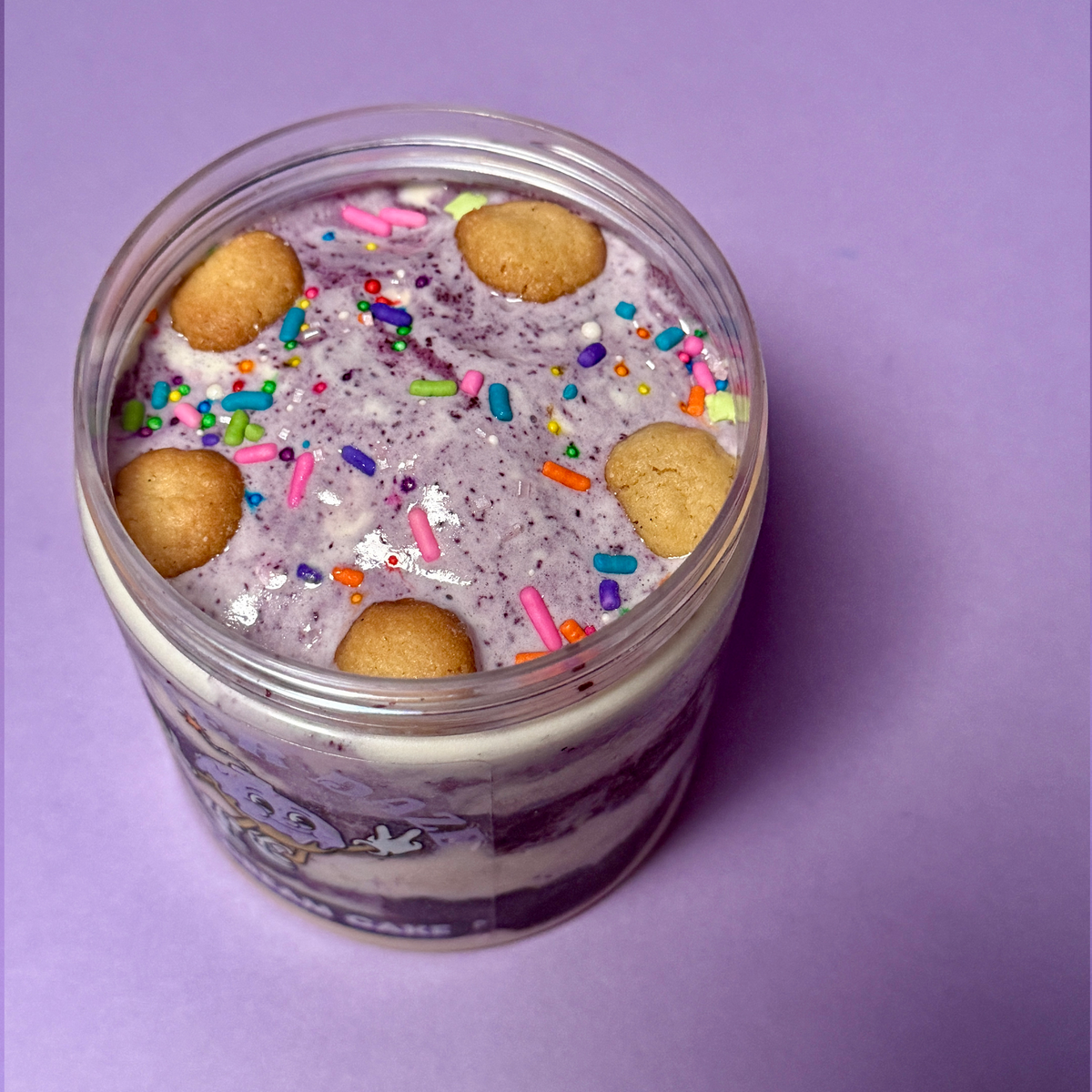 Blueberry Yum Yum Ice Cream Cake 6-Pack